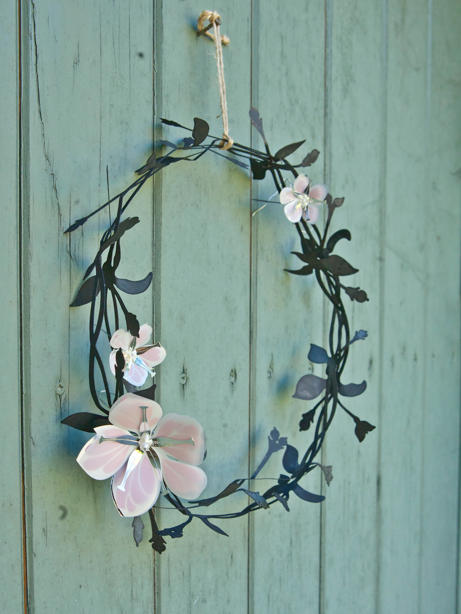 2 x Blomster, Lilla & Lyserøde, mellem