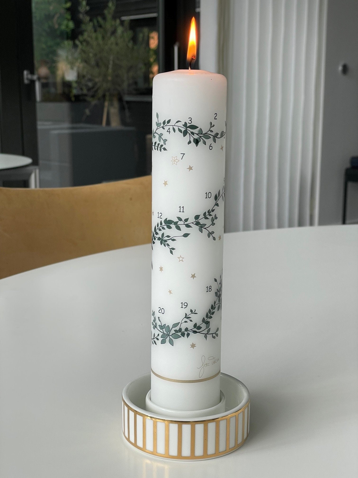 Kalenderlys - Vinter Stjerner