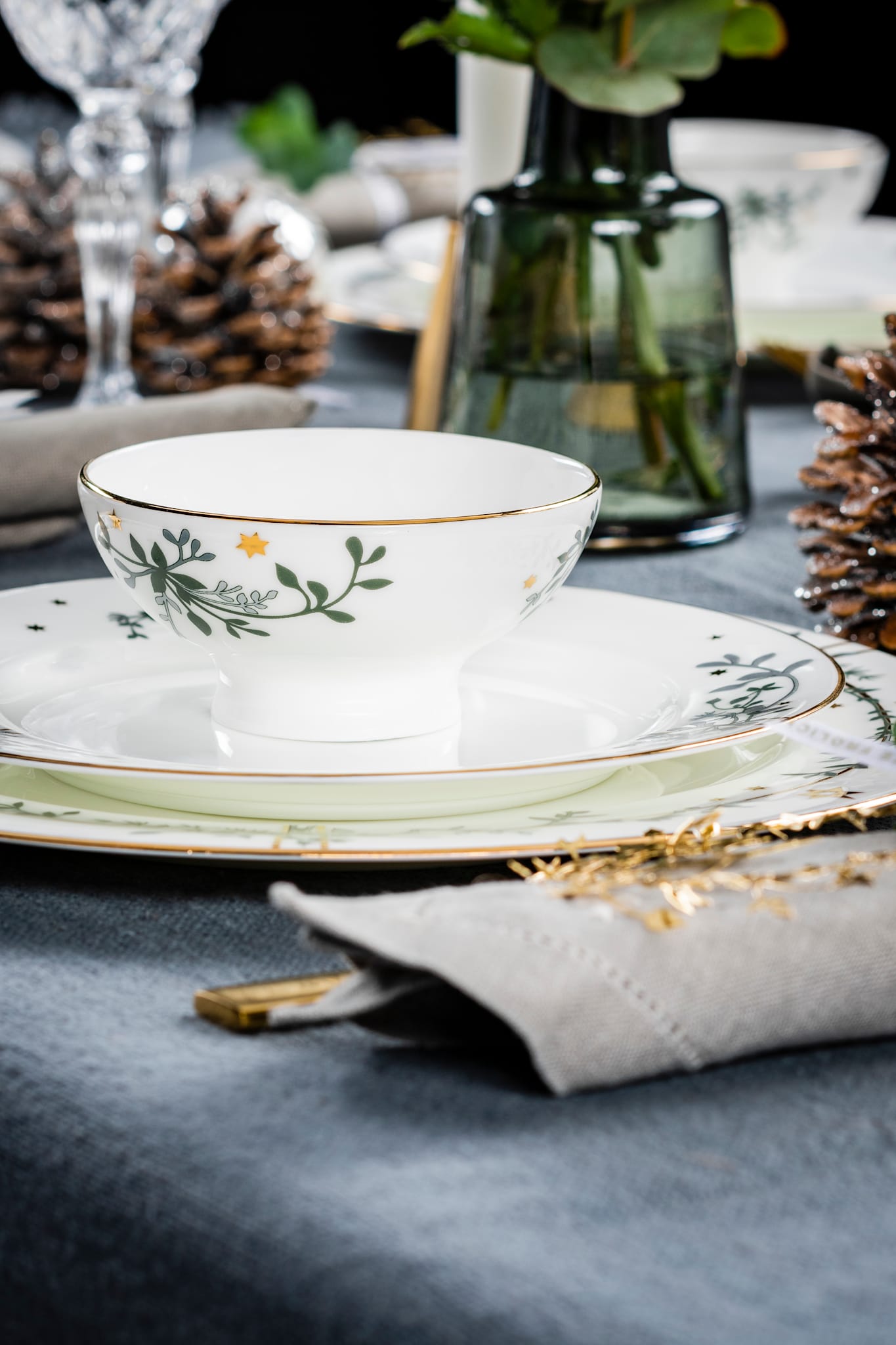 Winter Stars, Plate, 22 cm