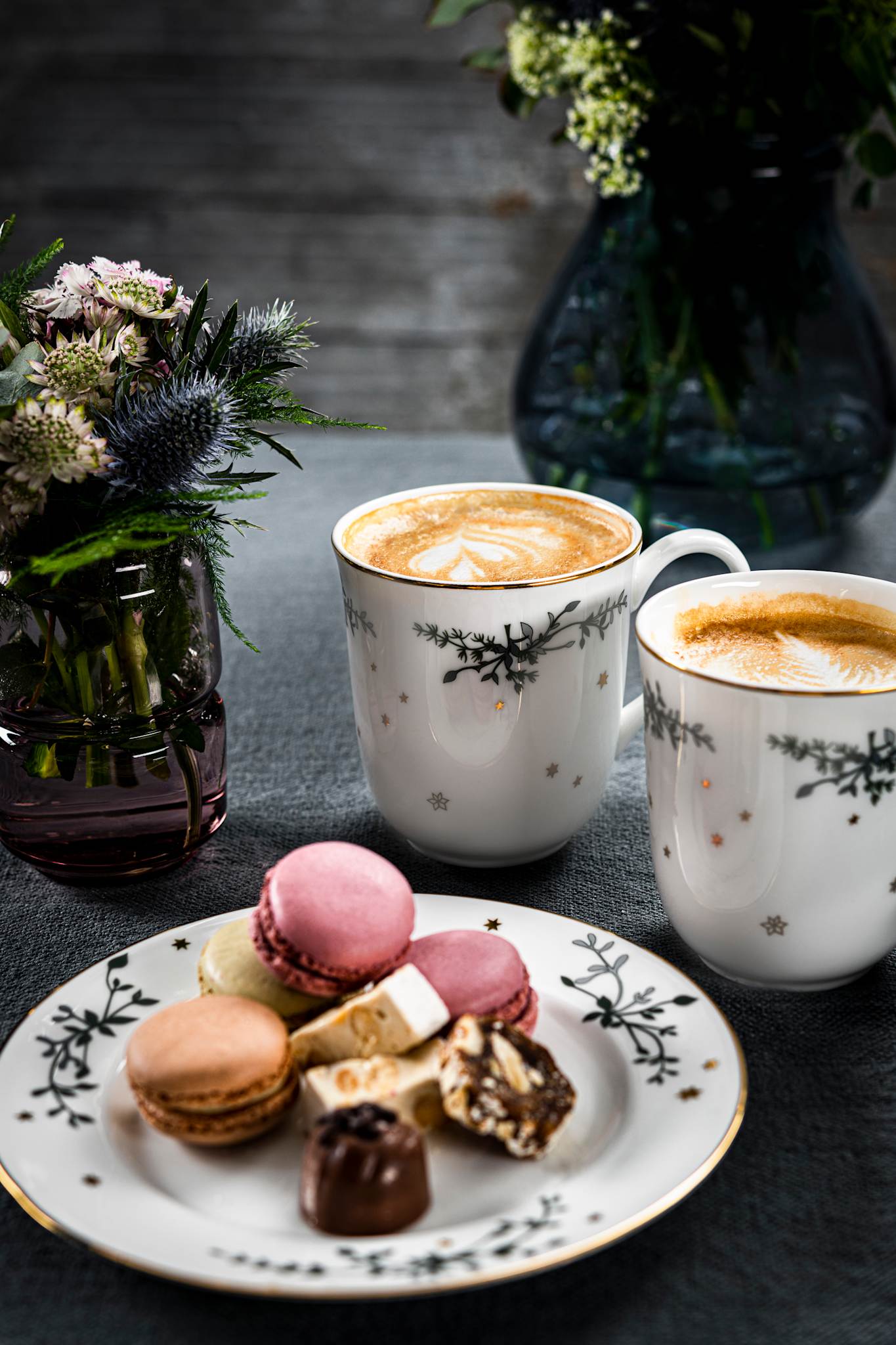 Vinterstjerner, Tallerken, 18 cm