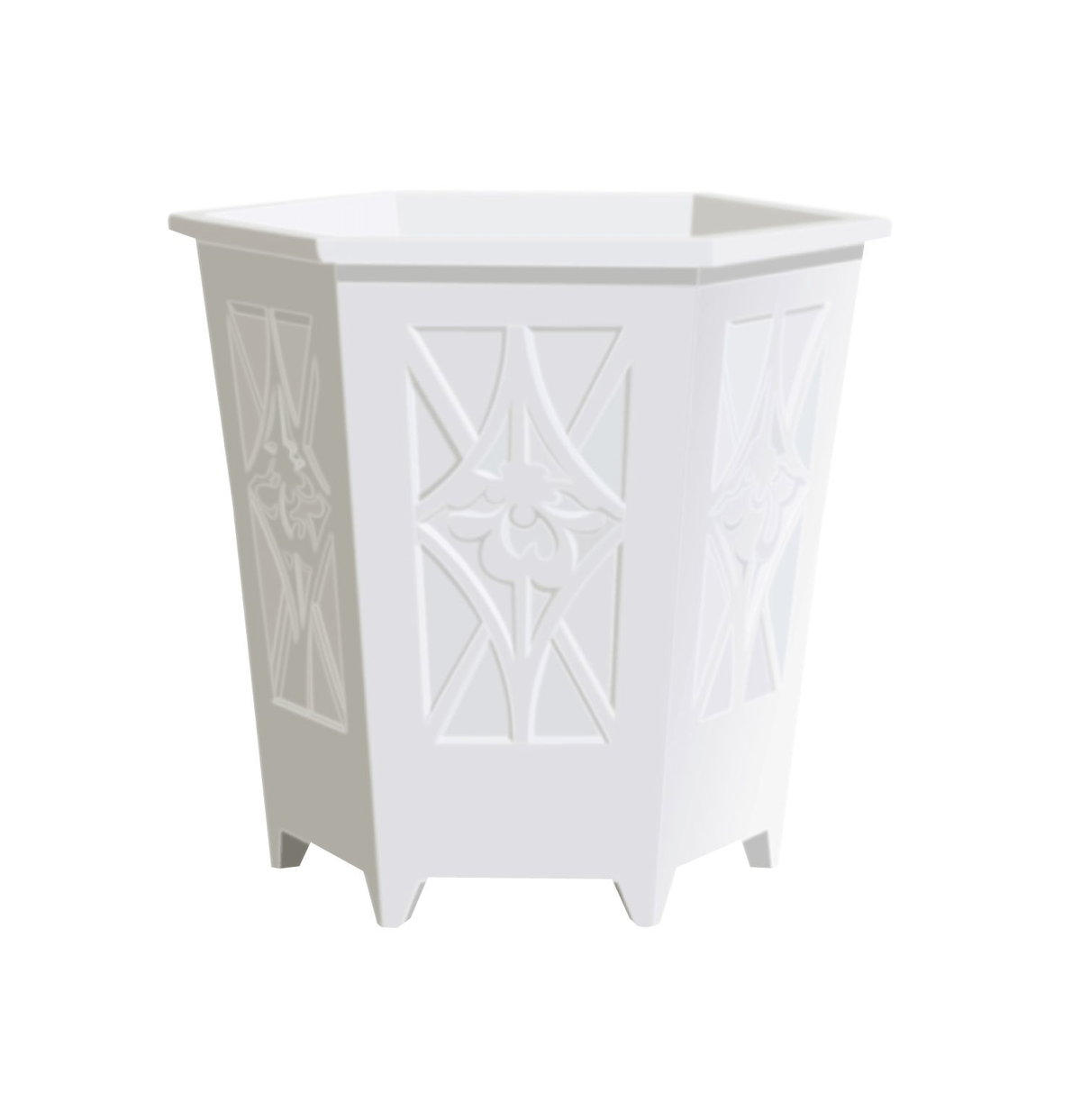 Flower Vase with Relief – Large