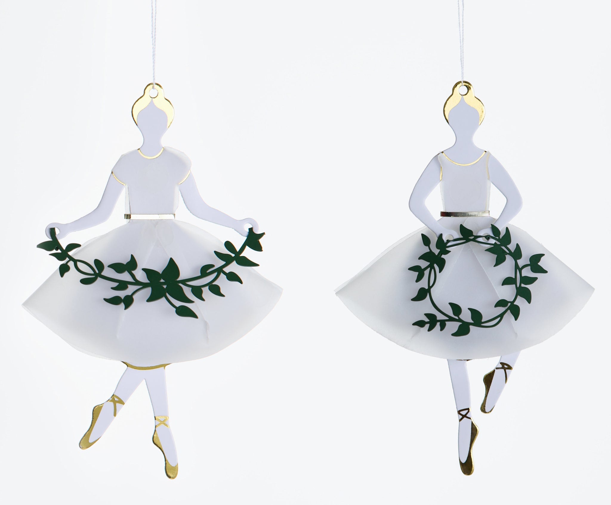 Tanzende Ballerina, Gold (2 Designs)