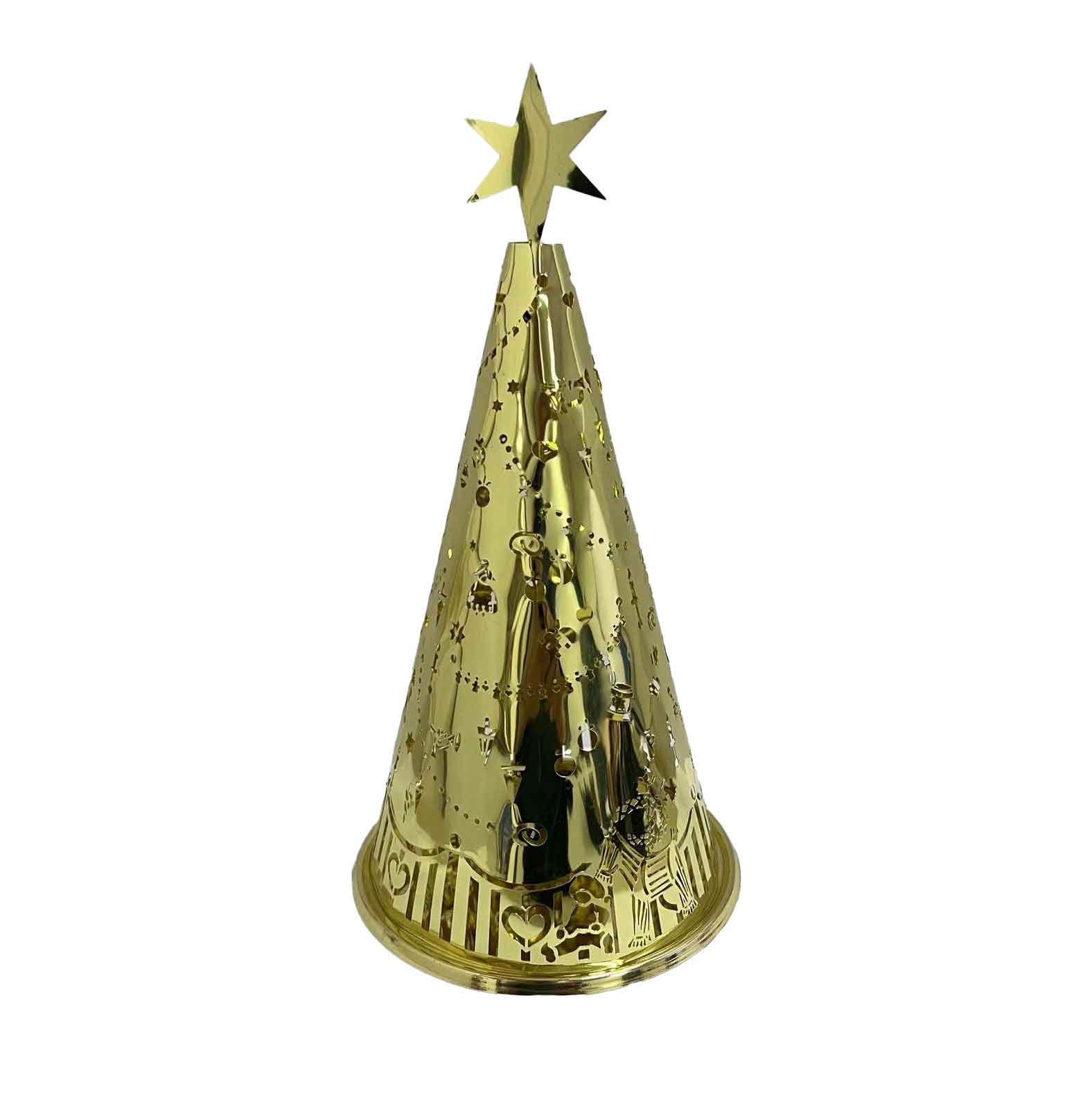 Goldener Weihnachtsbaum (verwenden Sie das goldene Tablett, Artikelnummer 2030)