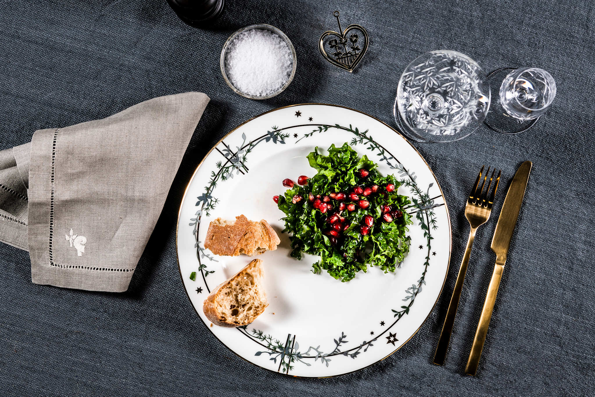 Vinterstjerner, Middagstallerken, 28 cm