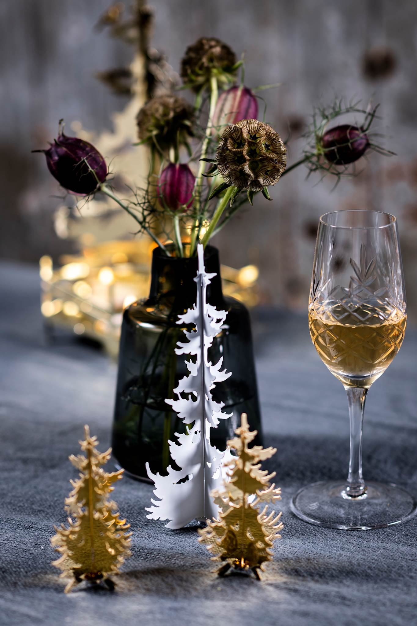 Winter Forest, Trees in Gold (2 Designs)