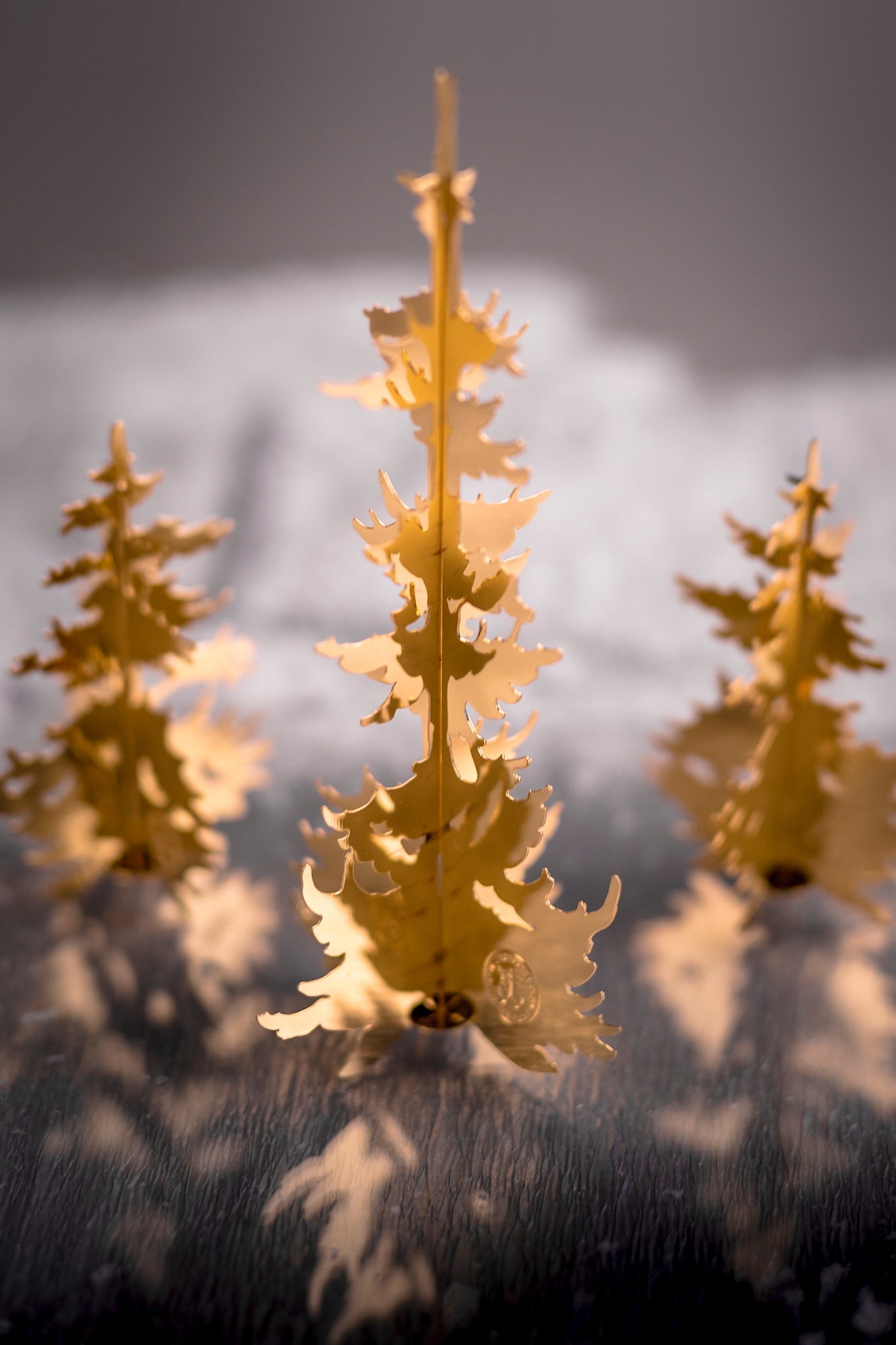 Winter Forest, Trees in Gold (2 Designs)