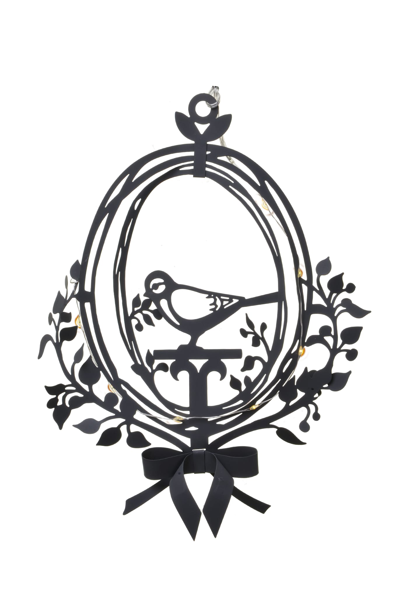 Vogelornament mit LED-Lichtern