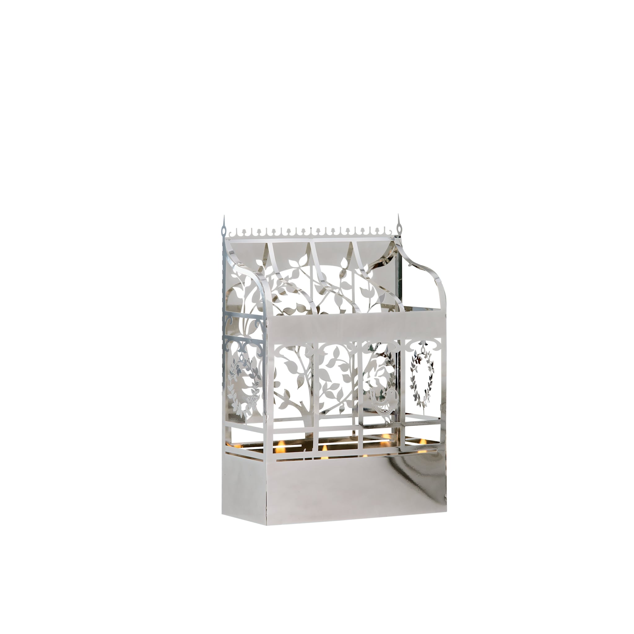 Orangery, Candle Lantern in Silver