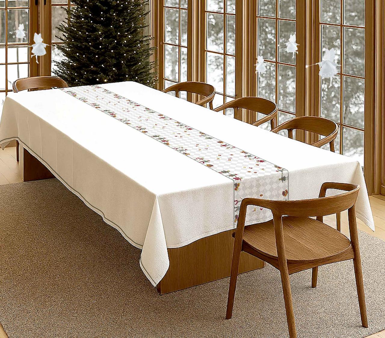 Dug 'Dansende børn' 160 x 320 cm.