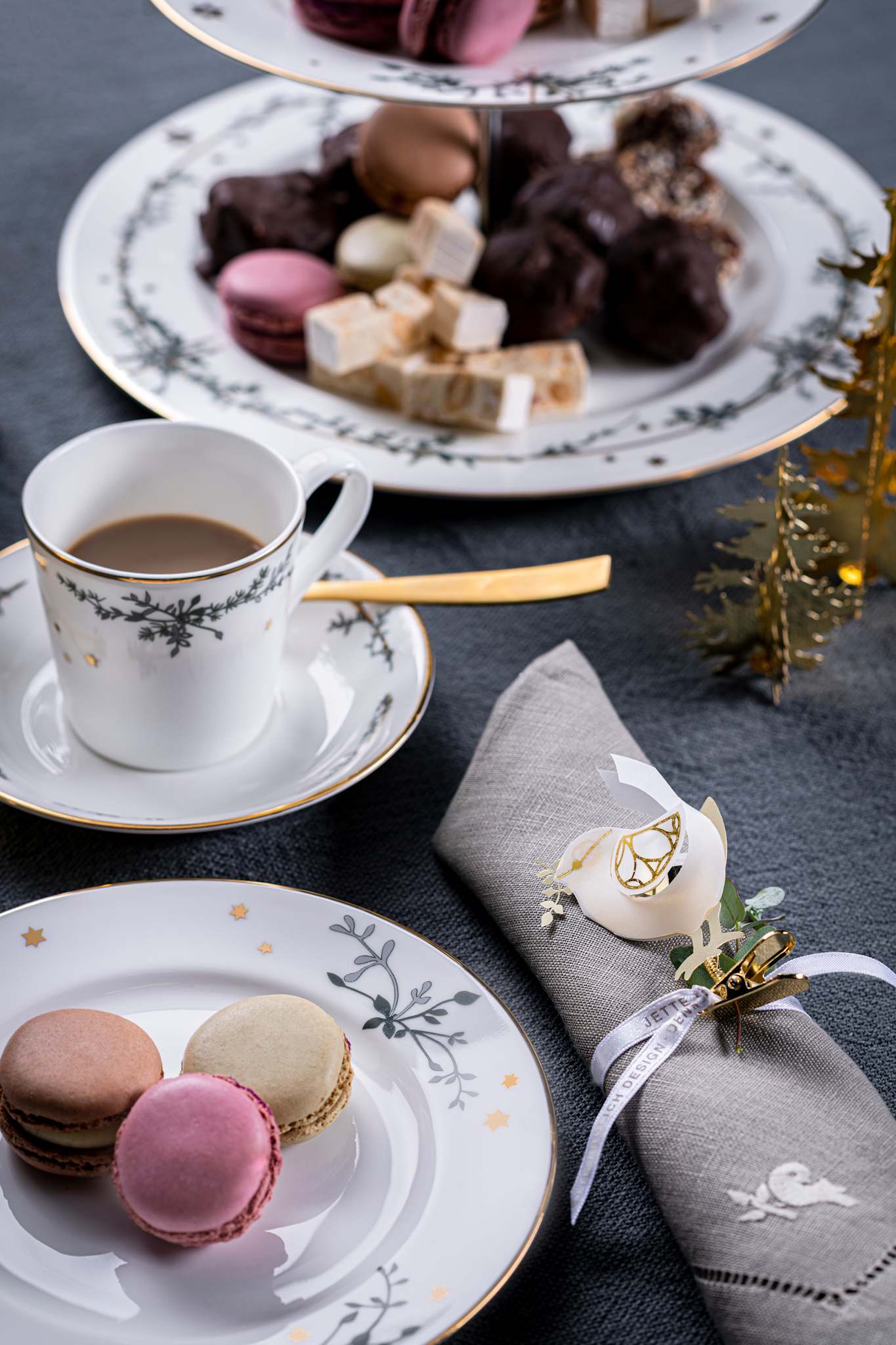 Winter Stars, Plate, 18 cm