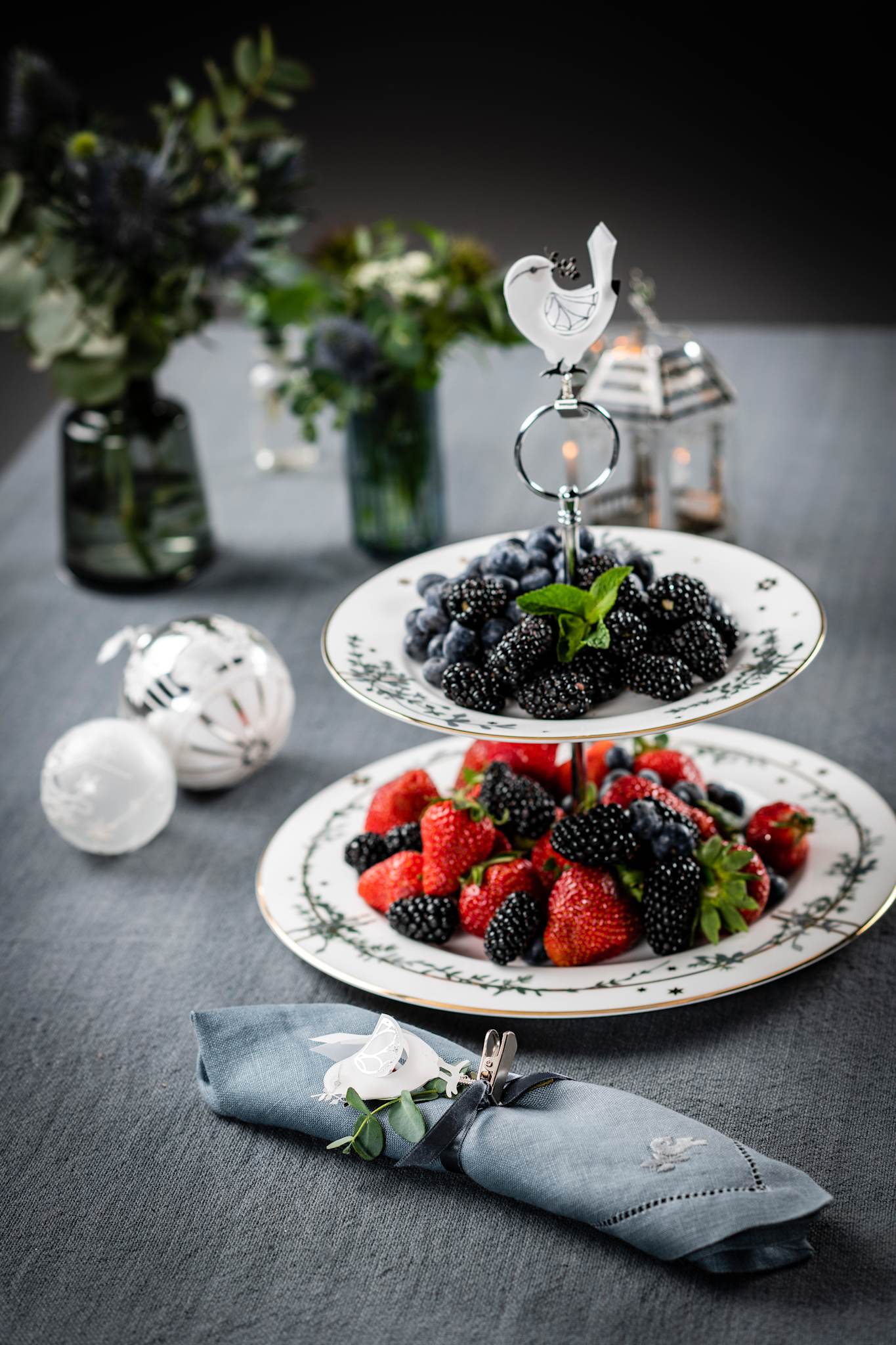 Pavilion, Teelichthalter, Silber