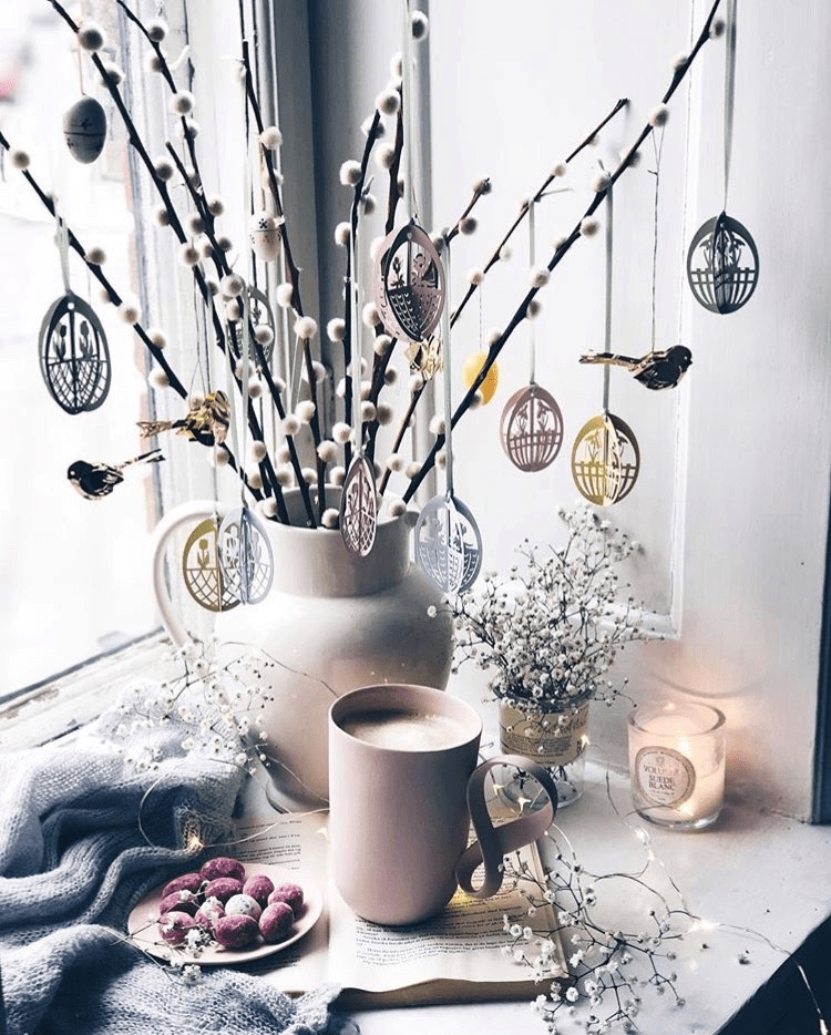 Metal Easter Eggs - 3 Designs (Green)