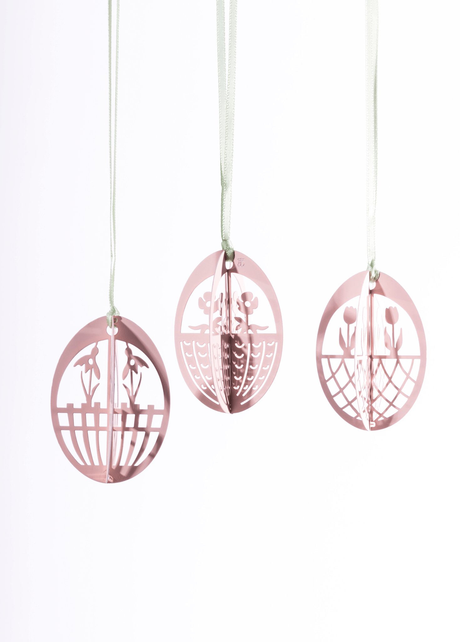 Easter Metal Eggs, Pink