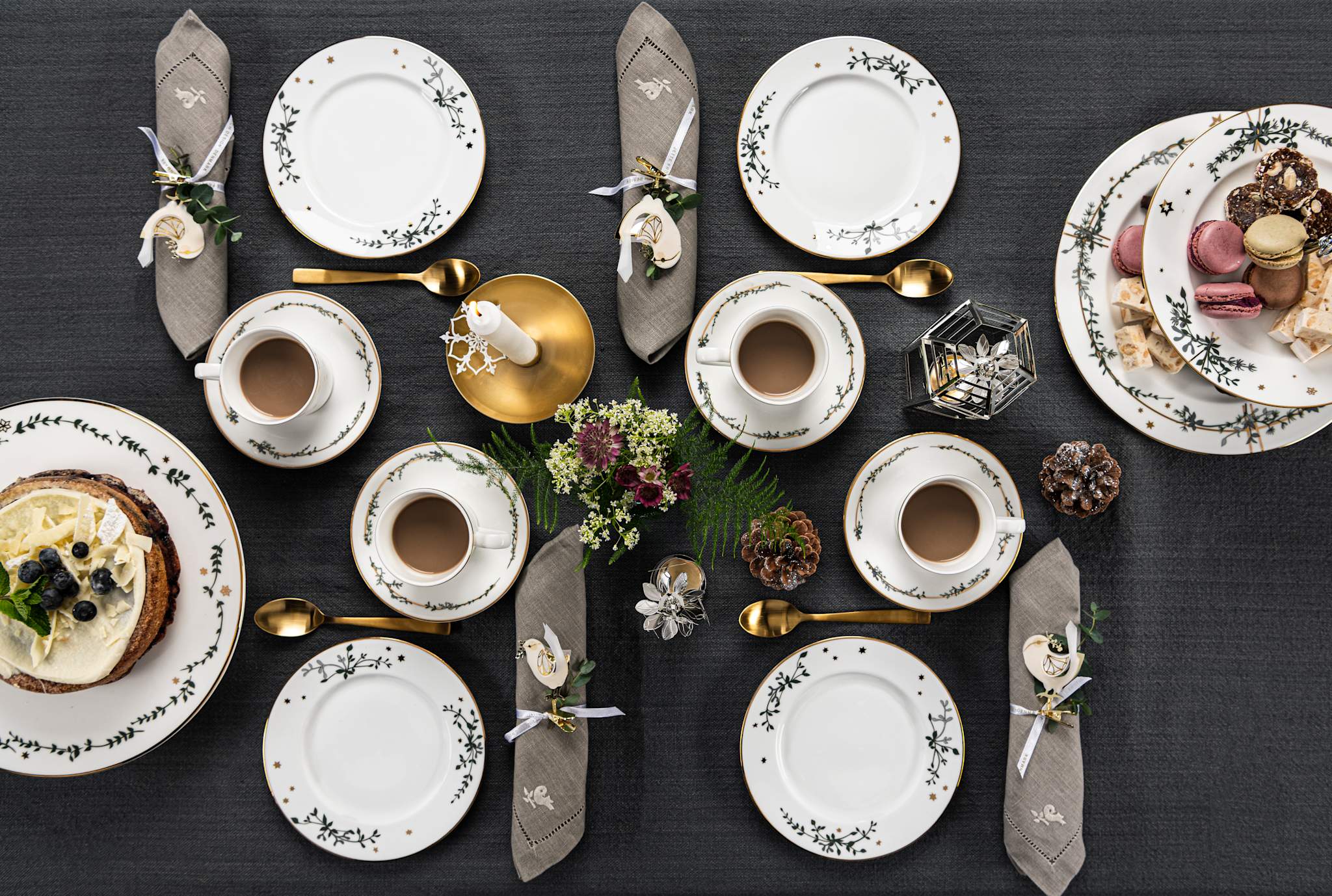 Winter Stars, Plate, 18 cm